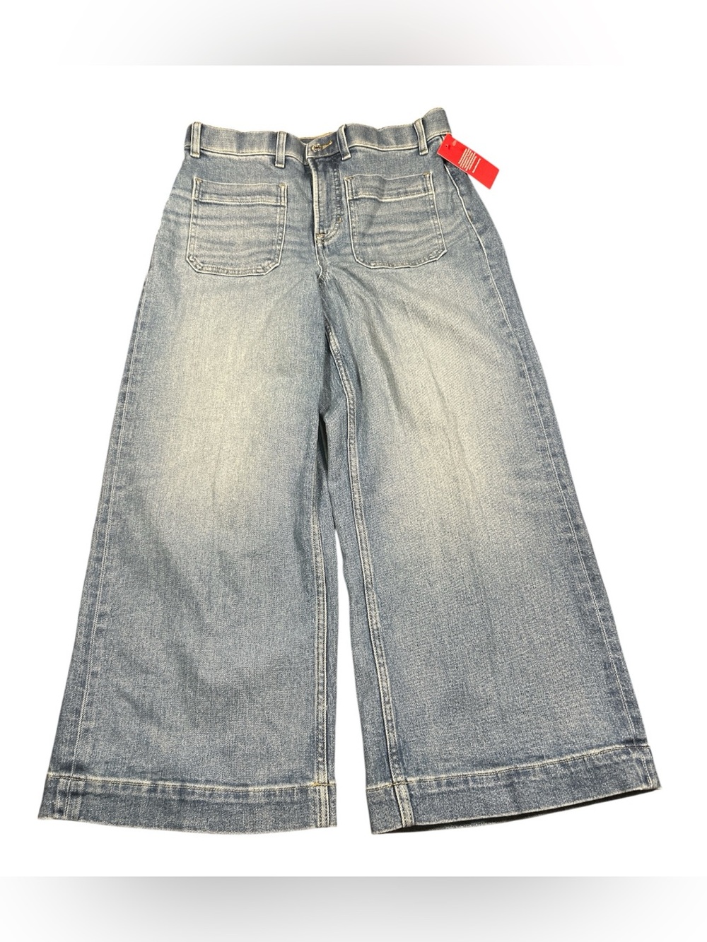 SPANXshape‎ Authentic 360 Cropped Wide Leg Jeans Size Medium Petite NWT
